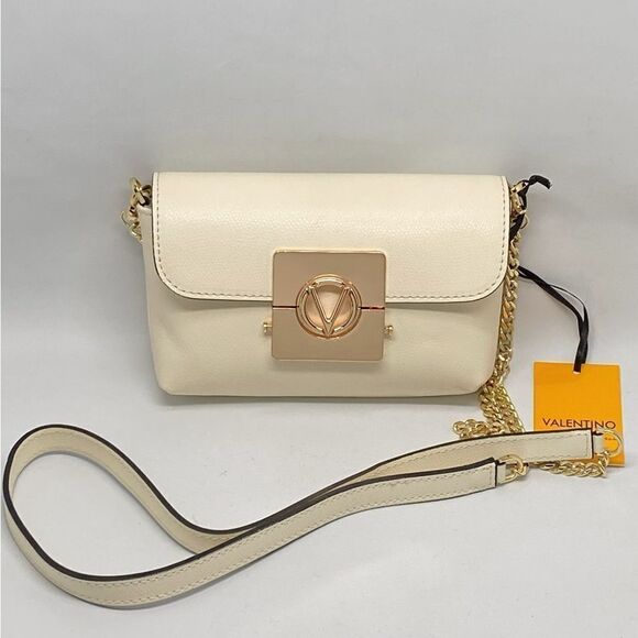Mario Valentino Leather Crossbody Bag - Picture 1 of 10